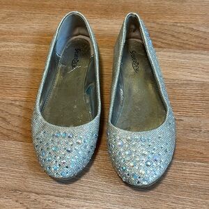 Sparkly ballet flats 7.5